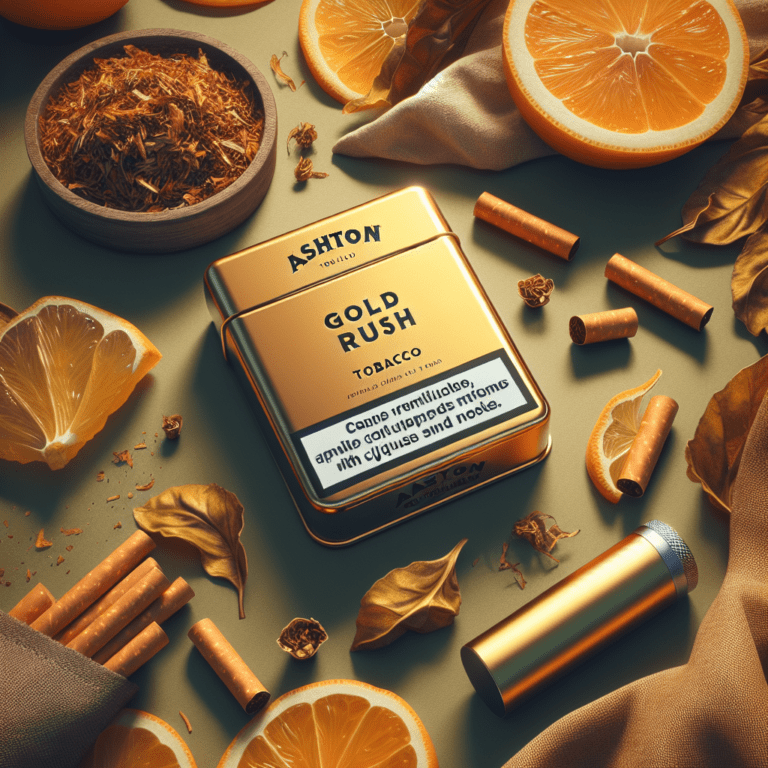 Tabaco Ashton Gold Rush: Un Blend Dorado Con Notas Cítricas