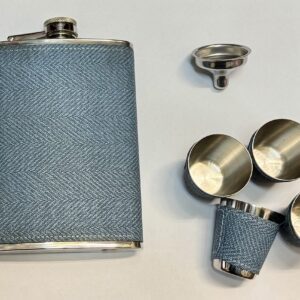 Set Licorera/Petaca T.D Jeans