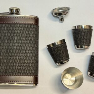 Set Licorera/Petaca T.D Trenzada