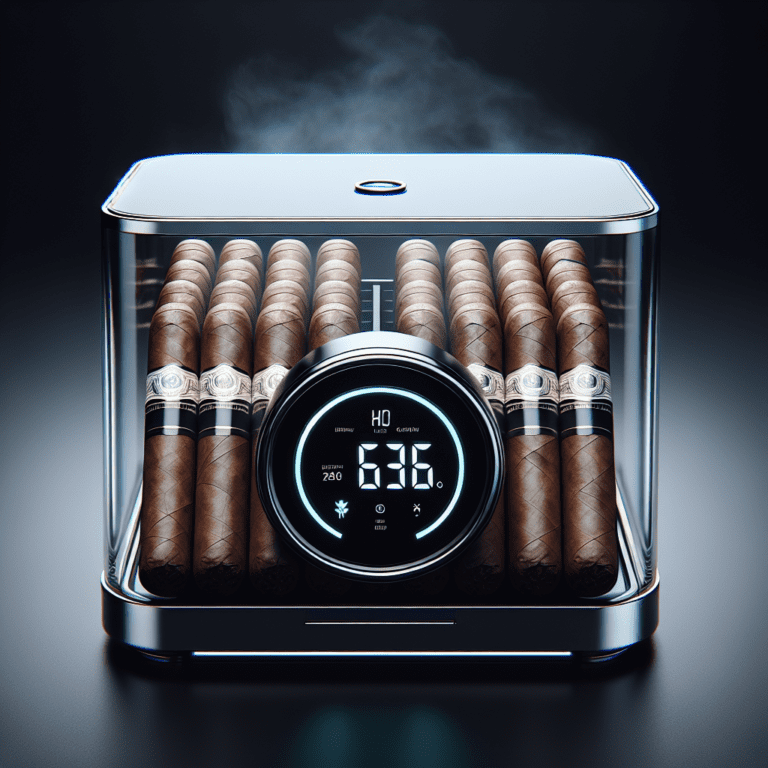 Humidor De Cristal Con Higrómetro Digital: La Mejor Conservación En Un Diseño Moderno