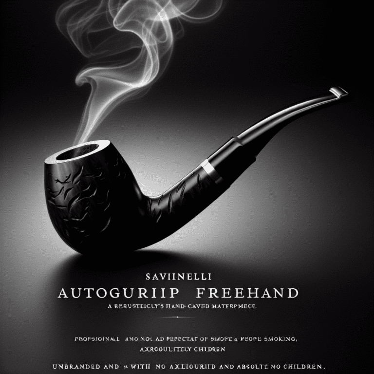 Pipa Savinelli Autograph Freehand: Una Obra Maestra Tallada A Mano