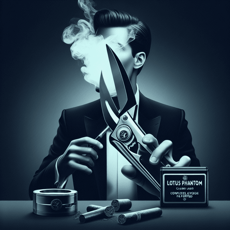 Cortapuros Lotus Phantom: Un Estilo Único Con Cuchillas Afiladas Para Un Corte Perfecto