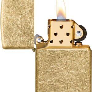 Zippo Tumbled Brass