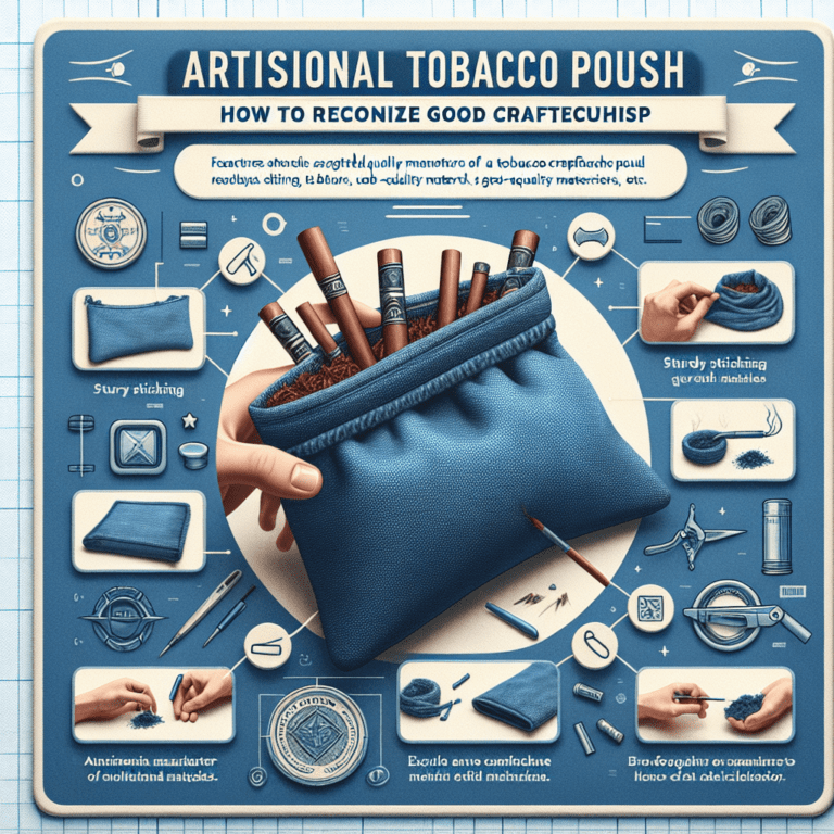 Tabaquera F&F Artesana Azul: cómo reconocer una buena manufactura