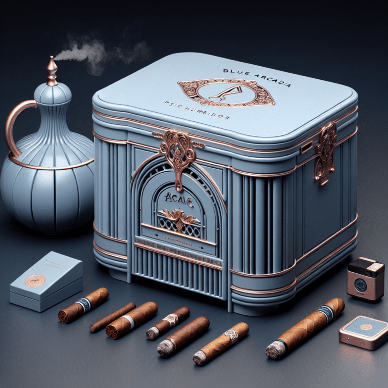 Todo sobre el Humidor Arcadia PSCIG Azul: calidad y estética