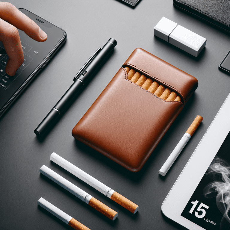 Pitillera De Cuero Para 15 Cigarros: Protección Con Estilo En Un Tamaño Ideal