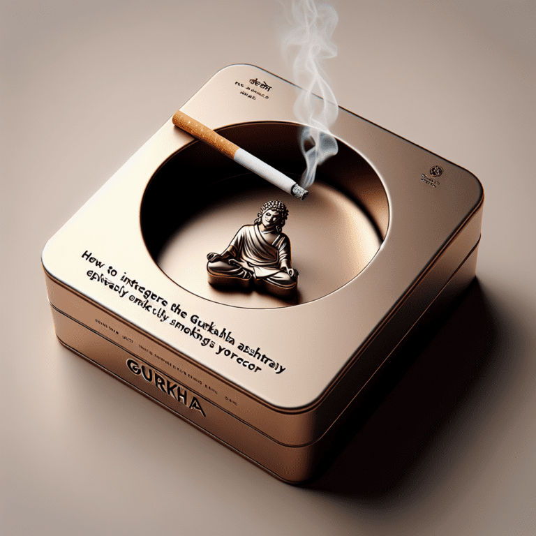 Cómo integrar el Cenicero Gurkha en tu decoración