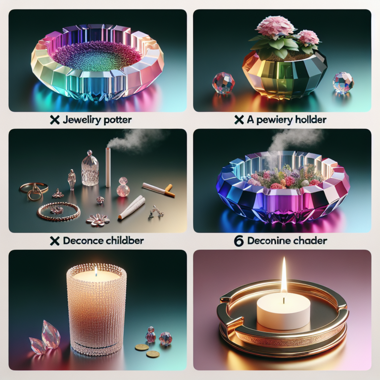 5 usos alternativos para tu Cenicero CHAMP CRISTAL COLORES