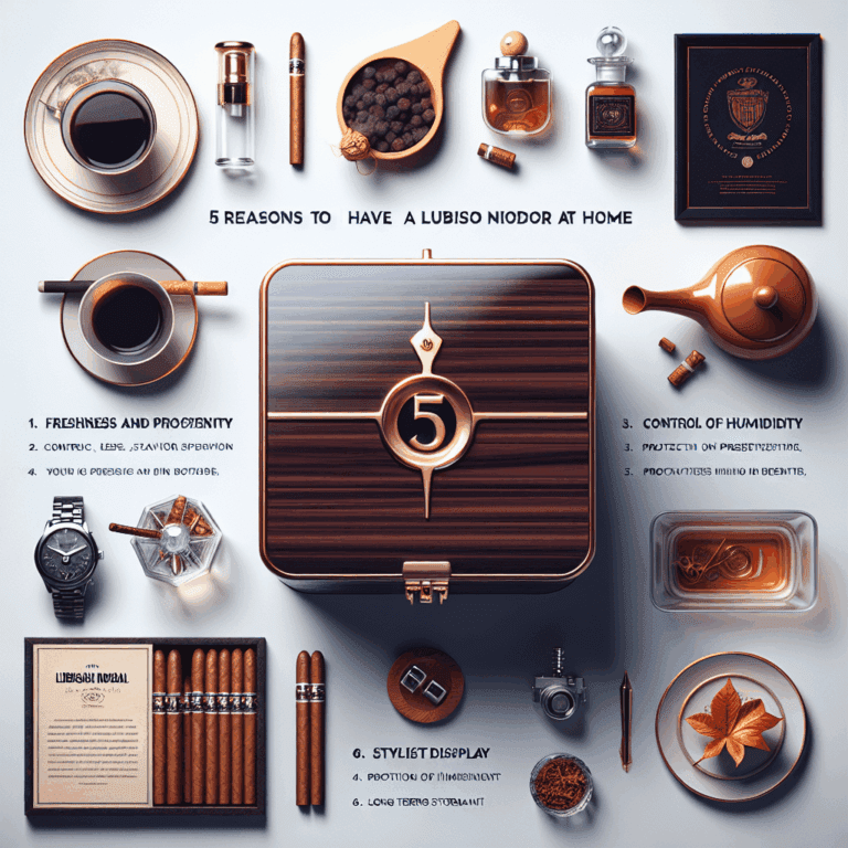 5 razones para tener un Humidor Lubinski Nogal Moo en casa