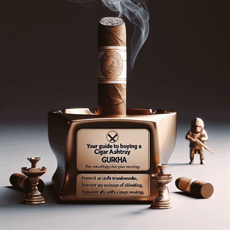 Cenicero Gurkha: lo que necesitas saber antes de comprarlo