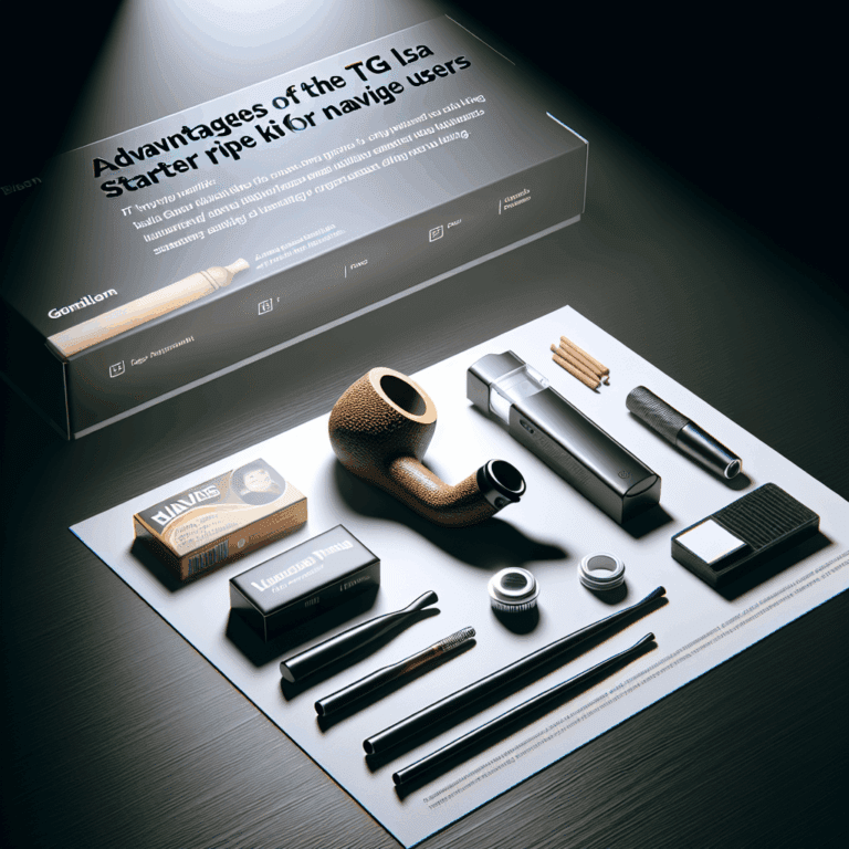 Ventajas del Kit Iniciación a la pipa TG Lisa para usuarios novatos