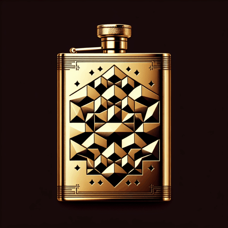 Petaca Dorex Rombos: diseño elegante y funcional para cualquier ocasión