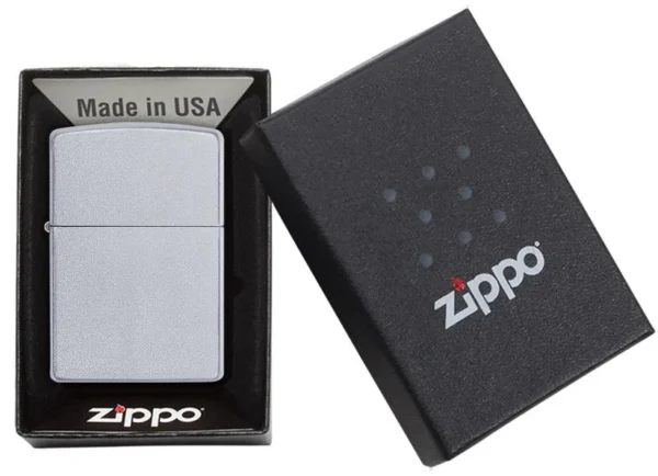 Zippo Satin Chrome - Imagen 5