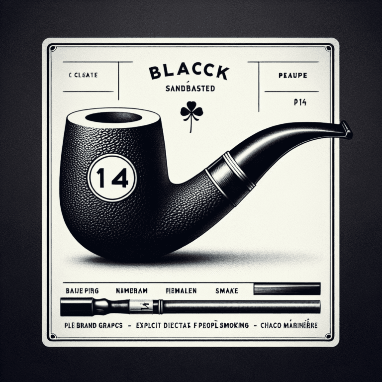 Pipa Chacom Marinère nº14 Sablée Noire: un clásico con acento francés