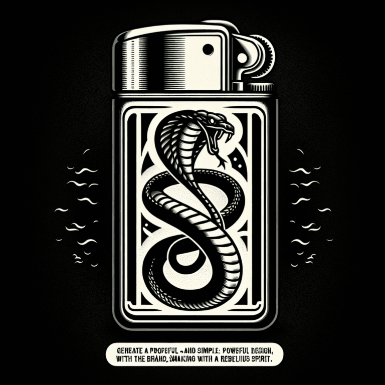 Encendedor Cobra: diseño potente con espíritu rebelde