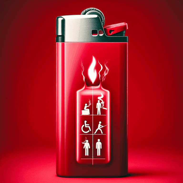 Encendedor Dissim Rojo: diseño atrevido, encendido seguro