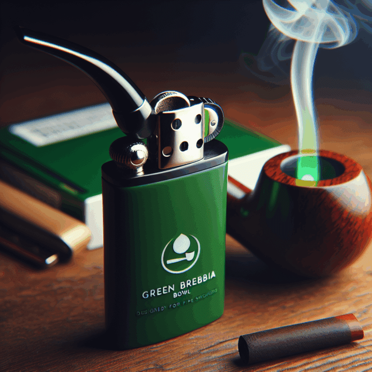 Encendedor Brebbia bowl VERDE: pensado para fumadores de pipa