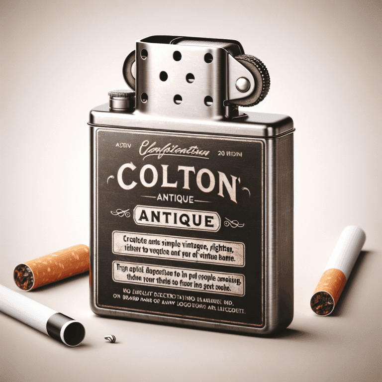 Encendedor Colton Antique: lo vintage nunca pasa de moda