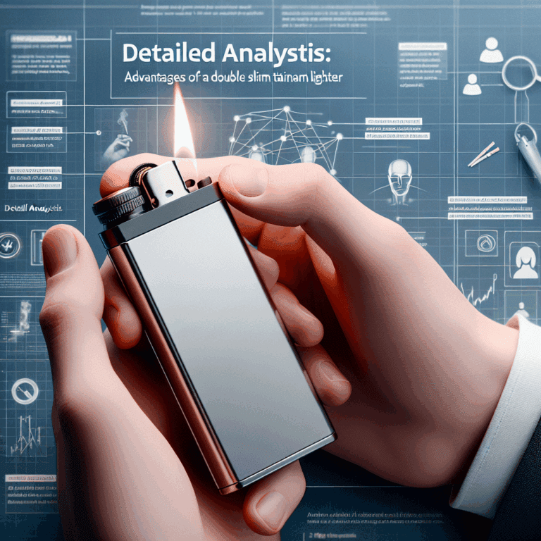 Análisis detallado: ventajas del Encendedor Windmill double slim TITANIO