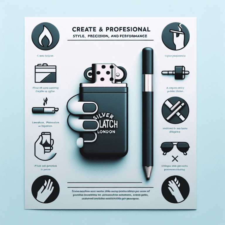 Encendedor Silver Match London PLATA: estilo, precisión y rendimiento