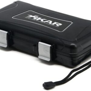 Humidor Viaje Xikar 5 Cigarros Negro