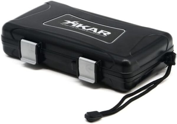 Humidor Viaje Xikar 5 Cigarros Negro