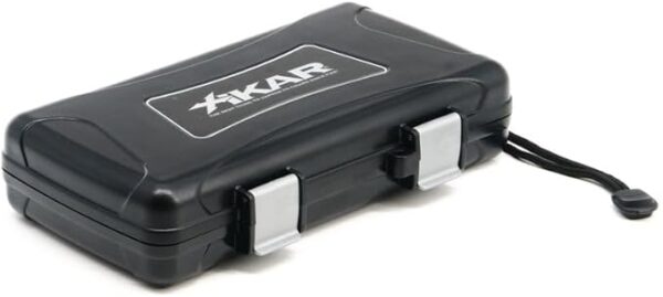Humidor Viaje Xikar 5 Cigarros Negro - Imagen 4