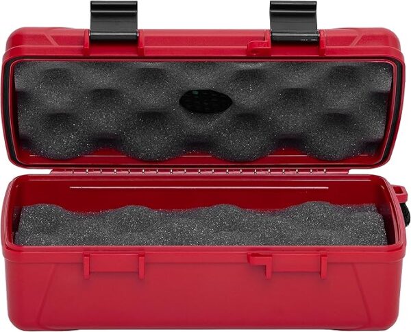Humidor Viaje Xikar 10 cigarros Rojo - Imagen 2