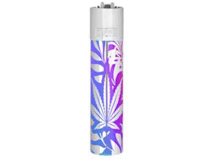 Clipper Metal Jungle Leafs Purple