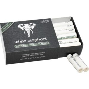 Caja Filtros White Elephant 9mm Carbon Activado 40
