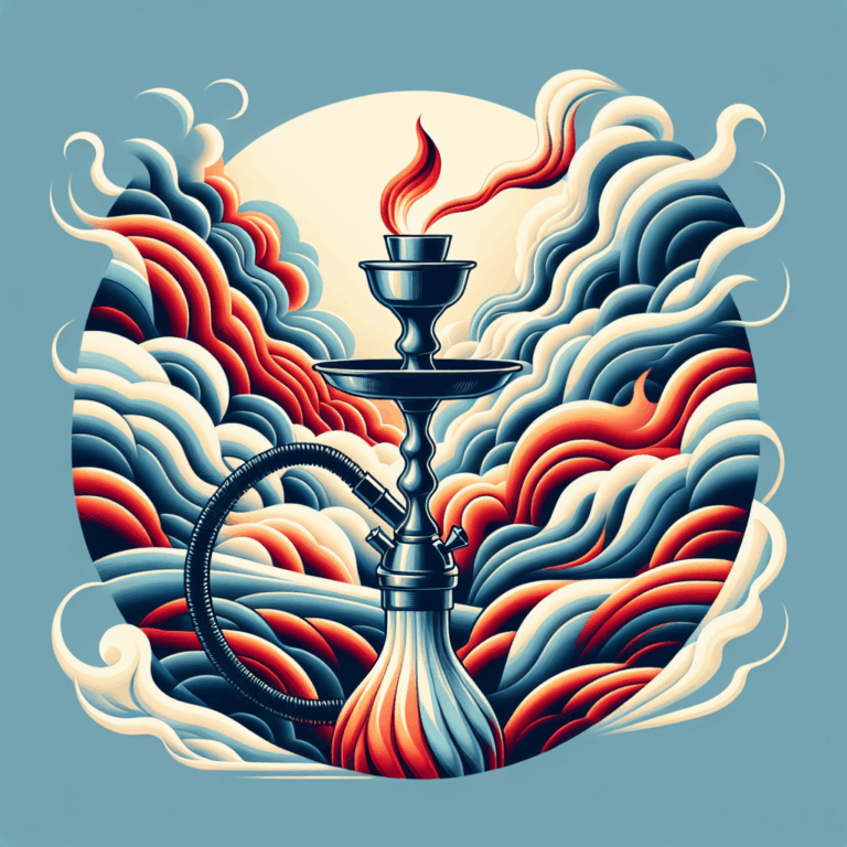 Shisha Hibron Cristal 2 Mangueras 27 cm Roja: ideal para compartir