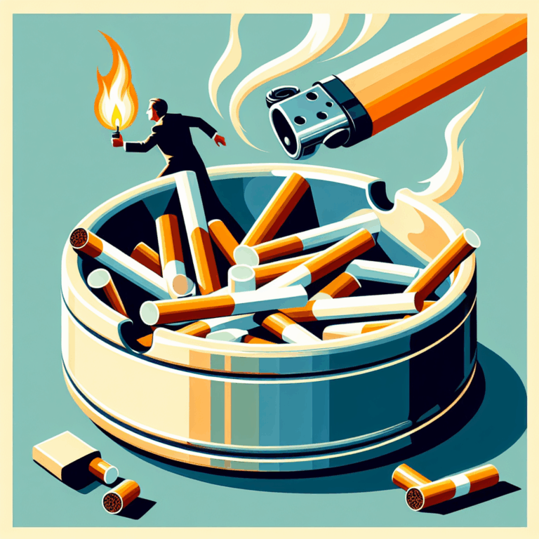 Cenicero Champ metálico de pulsador: el clásico que no pasa de moda