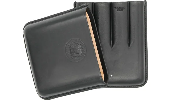 bulldog by dunhill cigar case robusto black 4