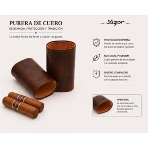 Purera/Cigarrera Azor 2 Brown