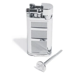 Vector Pipeline Chrome Classic Standard Flame Pipe Lighter copy