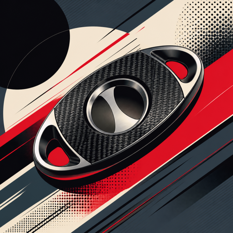 cutter mr oval carbono un cortapuros compacto con un acabado deportivo estanco barcelona